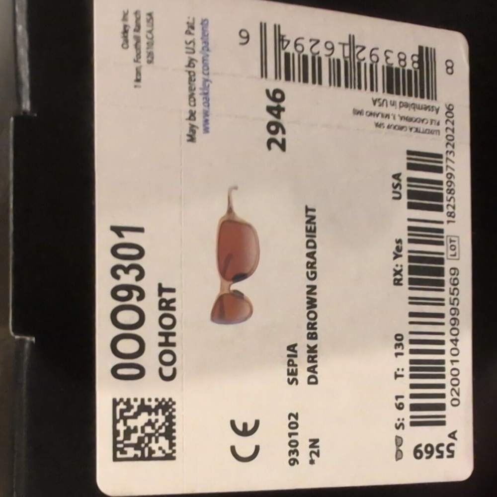 Oakley Sepia Dark Brown Gradient Sunglasses - Picture 2 of 8